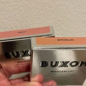 Buxom Wanderlust Primer-infused Blush bundle
